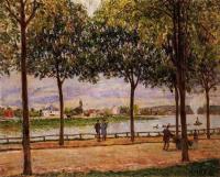 Sisley, Alfred - Promenade of Chestnut Trees